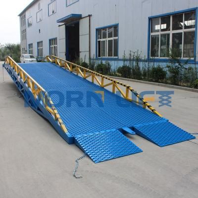 10 Ton Mobile Hydraulic Yard Warehouse Container Loading Ramp