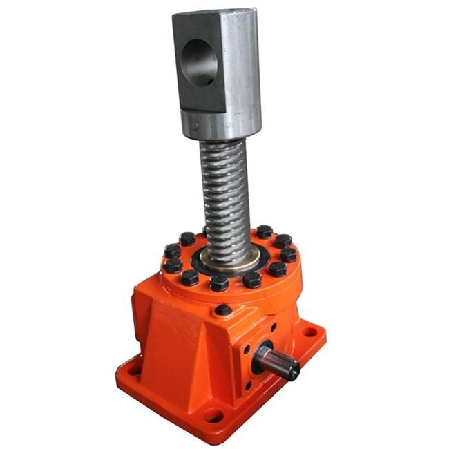 Screw Jack Worm Gear Reducer Machine Best Selling Manufacture Price Manual Base Rotating Reduction Lift Hand Table Lifting Spare Parts Transmission Screw Jack