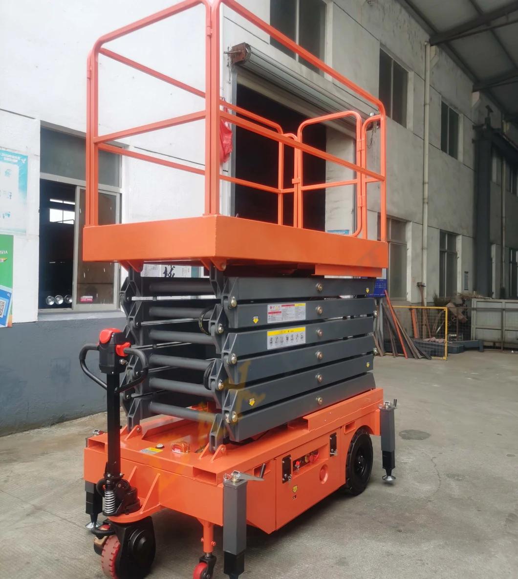 Good Price Full Electric Hydraulic Mobile Vertical Simple Scissor Lifting