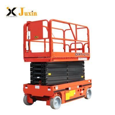 Shandong Factory 6m to 12m Electric Motor Driving Hydraulic Scissor Lift