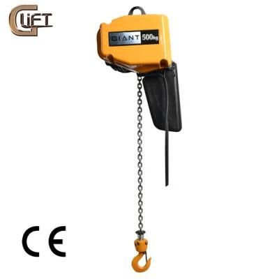 CE Approved 0.5ton Double Hook Electric High Quality Chain Hoist for Industrial Lifting (HHBD-II-0.5)