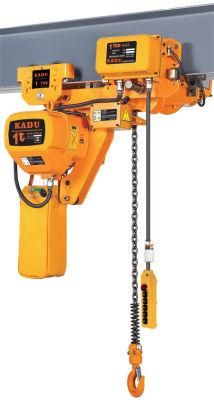 5ton Elk Ultra Low Headroom Electric Chain Hoist with Trolley