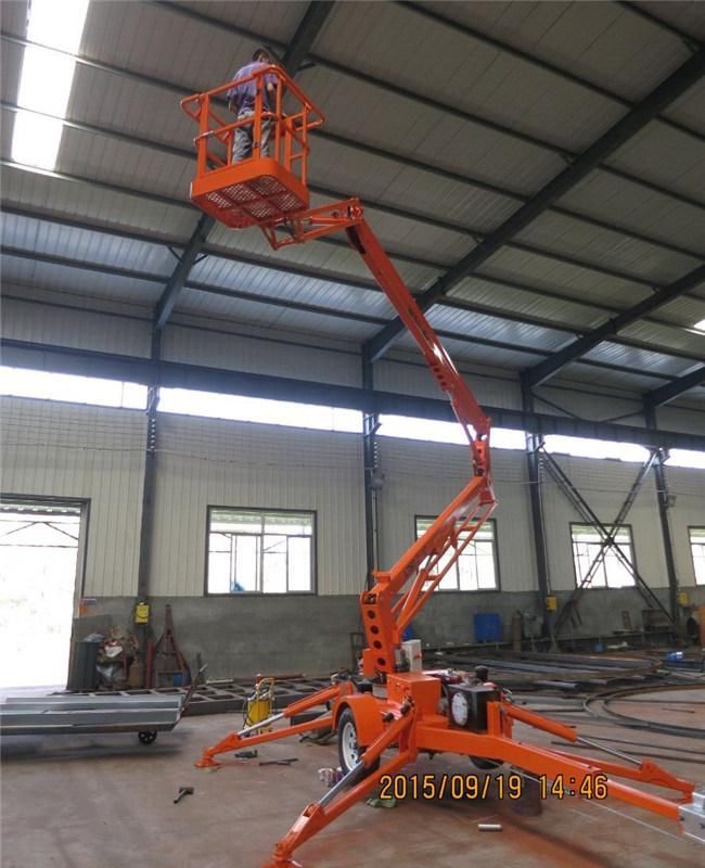 Hydraulic Towable Articulating Boom Lift with CE