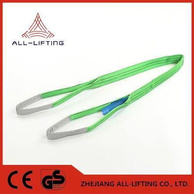 2t Eye-Eye Polyester Flat Woven Duplex Industrial Lifting Webbing Sling Belt