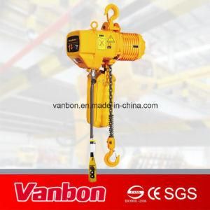 Vanbon 1ton Fixed Type Electrical Chain Hoist, Hoist with Hook