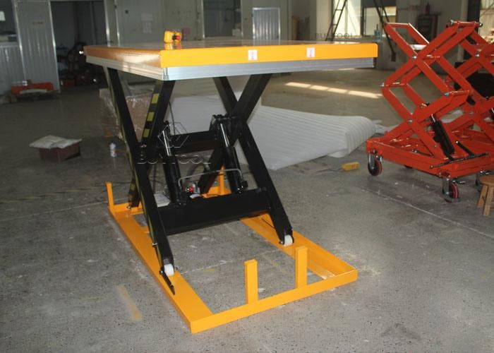 Single Scissor Lift Table 2000lbs Capacity 52" Max Lifting Height