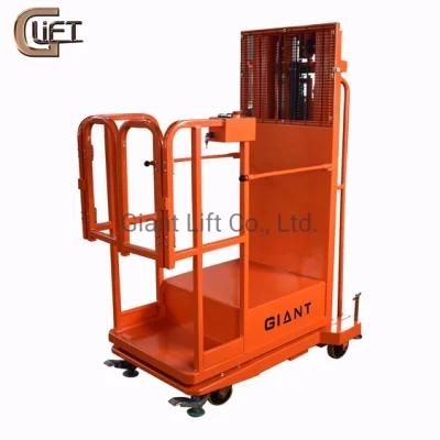 Semi Electric Aerial Order Picker Low Profile Hydraulic Order Picker Cargo Lifting Work Positioner (SEP3)