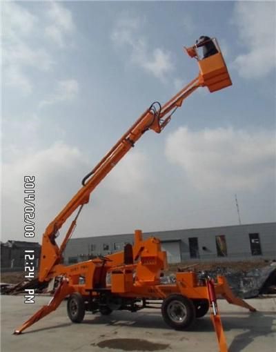 Towed Telescopic Aerial Platform with CE