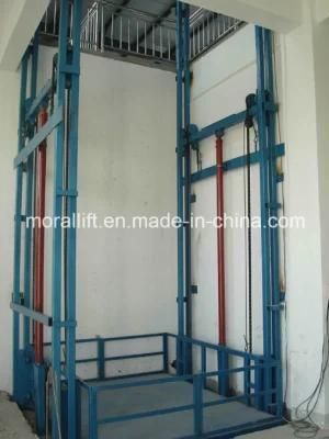 Guide Rail Hydraulic Lift Platform for Warehouse