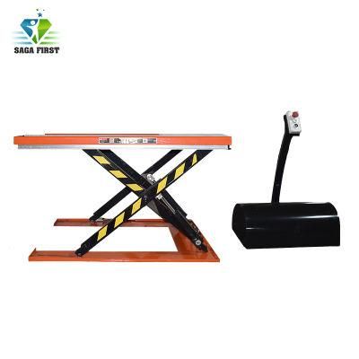 Low Profile Hydraulic Electric Pallet Scissor Lift Table for Europe