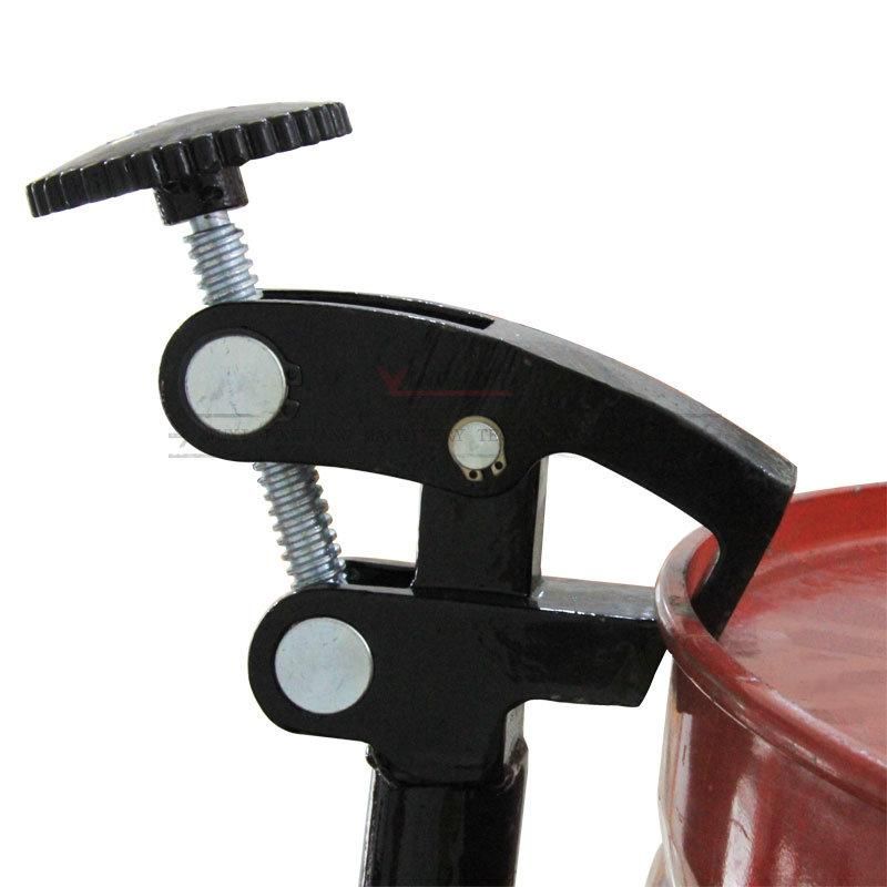 Lifting Height 1500mm Manual Drum Lifter with Brake Wheel for Oil Drum Lifting Equipment