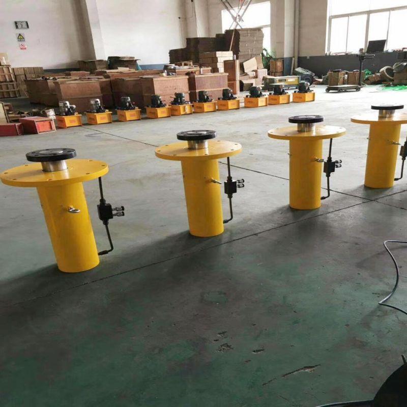 200ton 500ton Flange Electric Hydraulic Jack with Oil Pump 5.5kw Motor