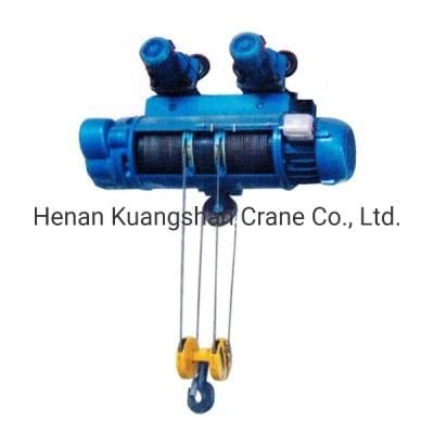 Single Lifting Speed Wire Rope Electric Hoist Block Telpher