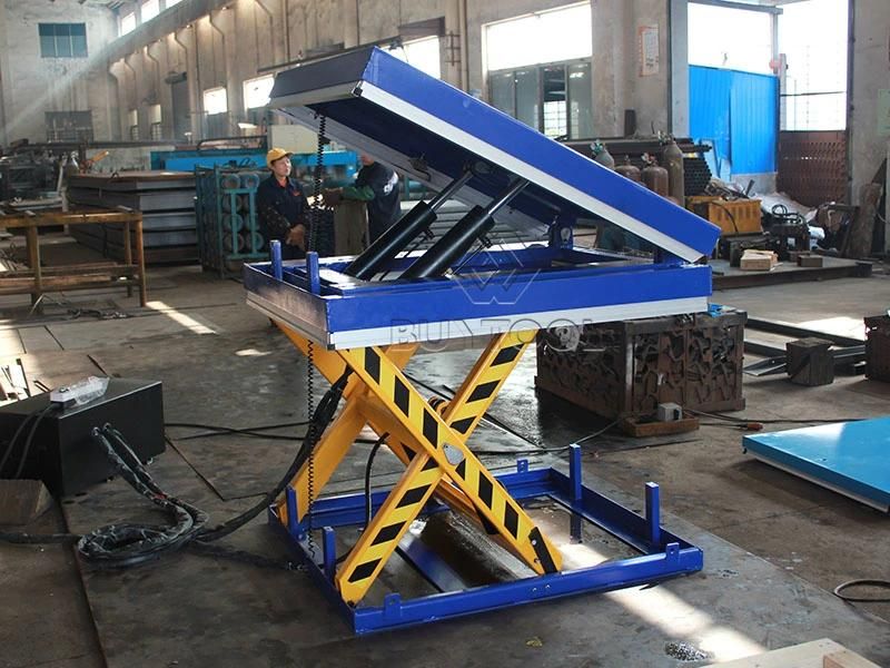 Warehouse Electric Mini Stationary Scissor Cargo Lift Small Hydraulic Tilt Scissor Lift Table