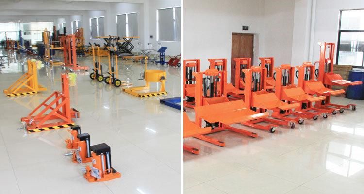 Semi Electric Mobile Mini Scissor Lift 3.9 Meters Height Work Platform for Warehouse