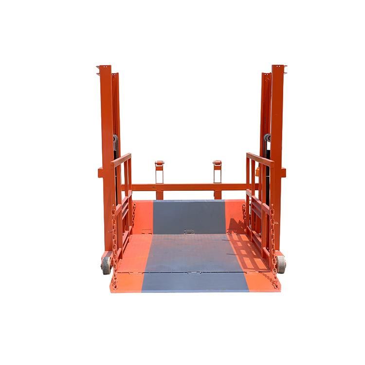 Factory Container Forklift Truck Pallet Stacker Electric Hydraulic Loading Dock Ramp