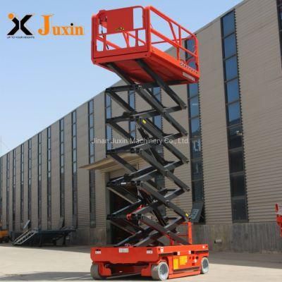 16m 14m 12m 10m 8m 6m Aerial Work Safety Man Lift Hydraulic Electric Self Propelled Scissor Lift Platform with CE ISO