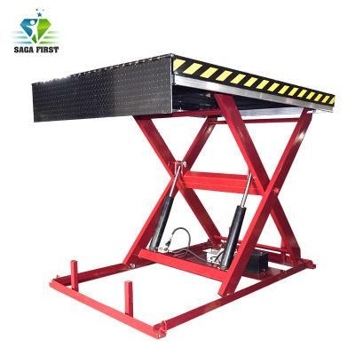 3000kg 3ton Hydraulic Stationary Car Scissor Lift Hydraulic Lifting Table