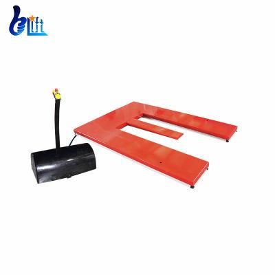 E Shape Lift Tables Hydraulic Solar Panel Lift Elevated Work Platform