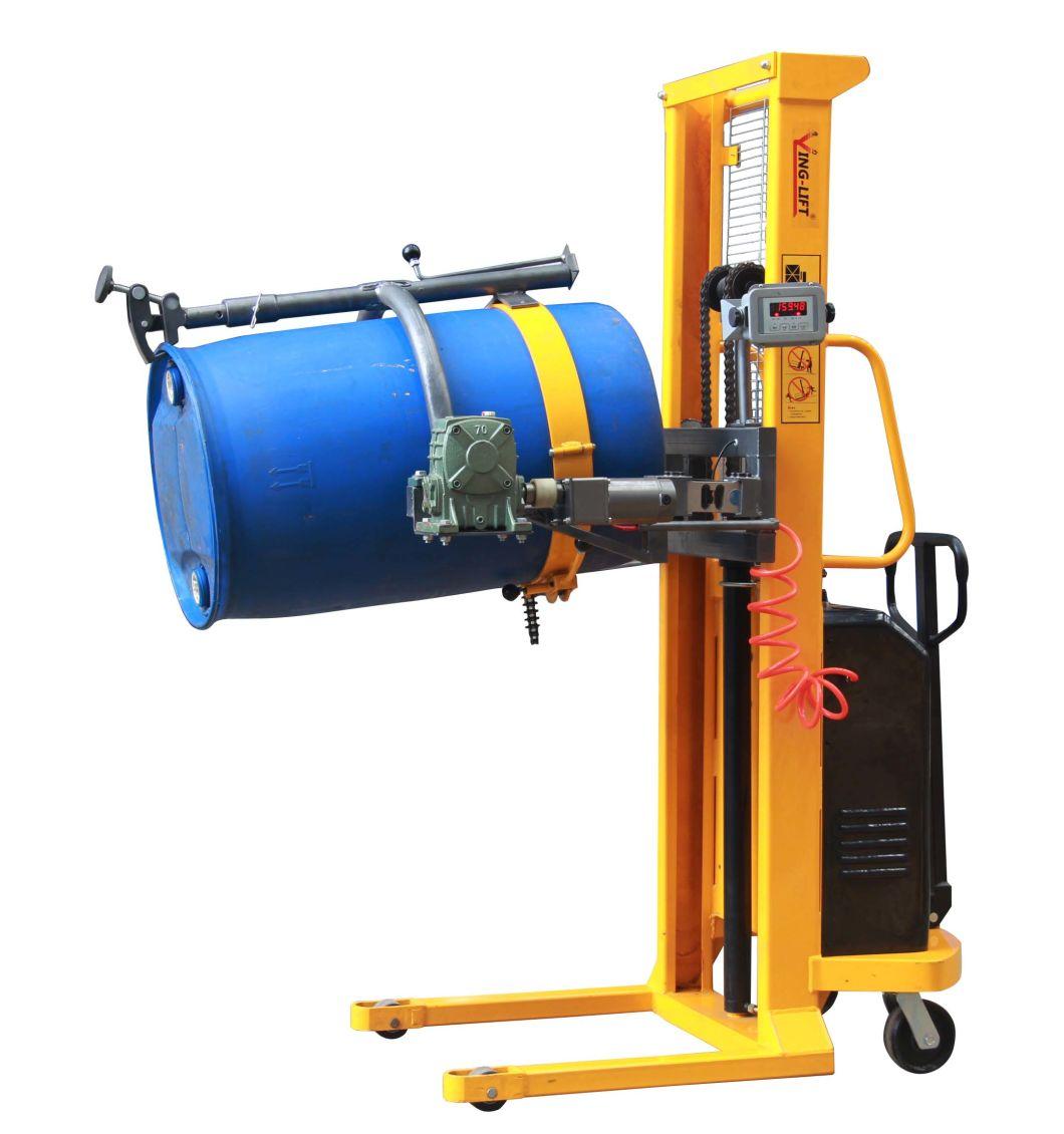 Electric Hydraulic Oil Drum Pallet Stacker Lifter with High Quality Barrel Stacker Yl520 Series