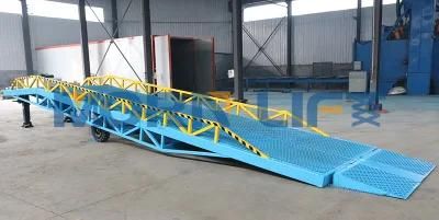 Heavy Duty Warehouse Mobile Yard Forklift Loading and Unloading Dock Ramp