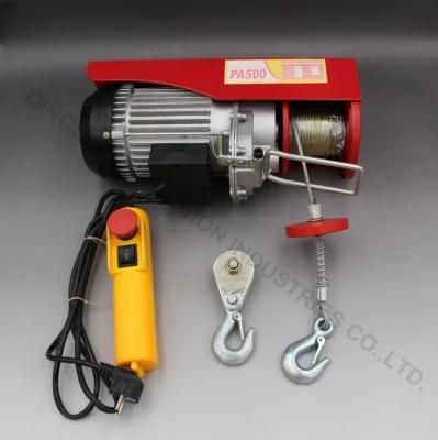 High Quality Mini Electric Wire Rope Chain Hoist PA Hoist