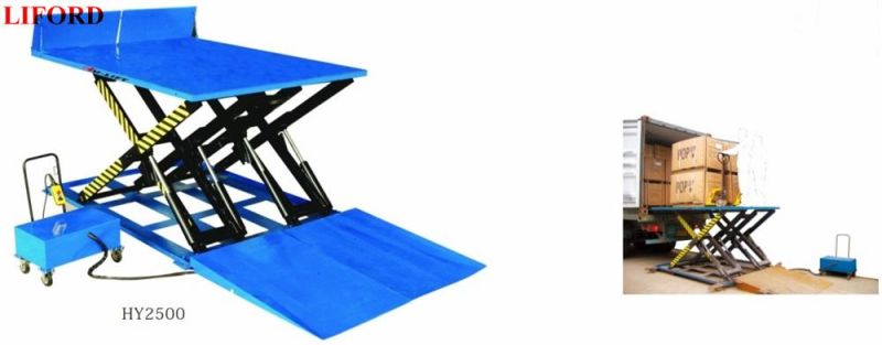 Electric Stationary Lift Tables for Warehouse Trucks