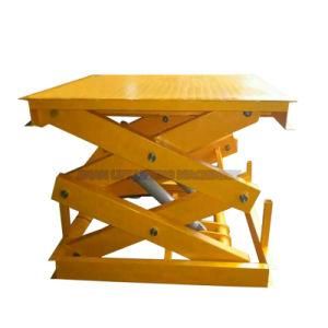 Hydraulic Small Electric Lift Table Electric Stationary Warehouse Platform Lift