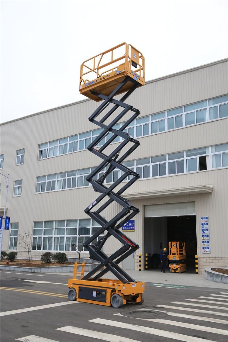 XCMG Official 6m-16m Hydraulic Electric Self Propelled Scissor Lift China New Mobile Aerial Working Platform Equipment Price