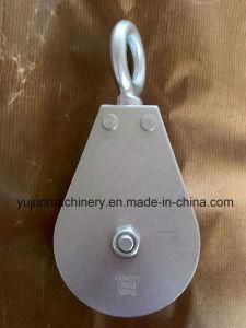 Electric Galvanized Swivel Eye Steel Pulley for Wire Rope