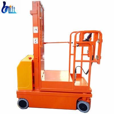 Factory 4m Portable Move Hydraulic Goods Lift Self Propelled Order Picker