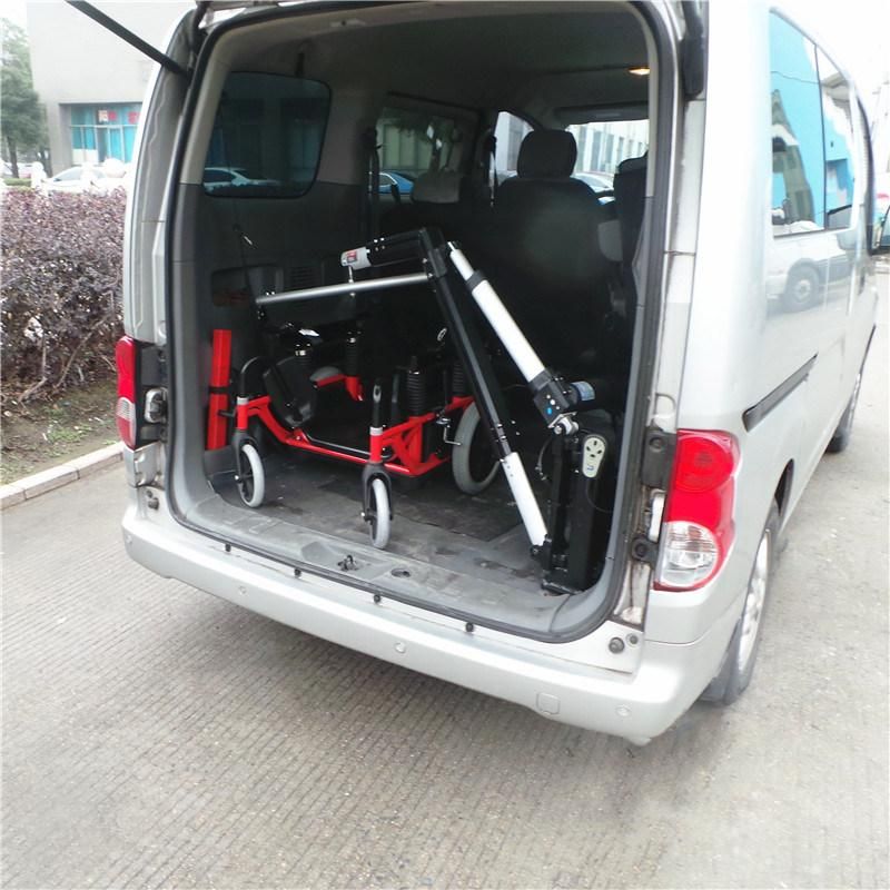 Wheelchair Hoist Installed in Car Trunk