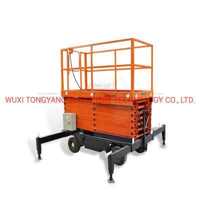 for Lifting 500kg Weight Electric Lift Aerial Work Table with 7.5m Platform Height