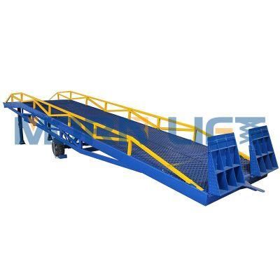 10t Morn Hydraulic Loading Container Forklift Dock Ramp with ISO 9001