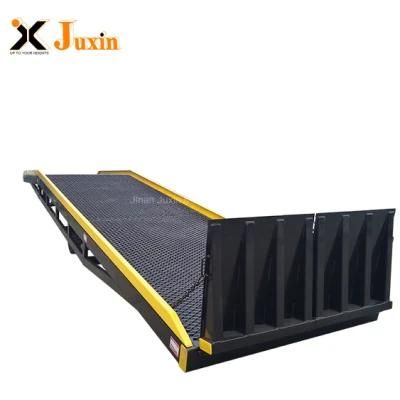 6t 8t 10t 12t 15t Dock Leveler Price Hydraulic Mobile Container Forklift Steel Warehouse Dock Ramp