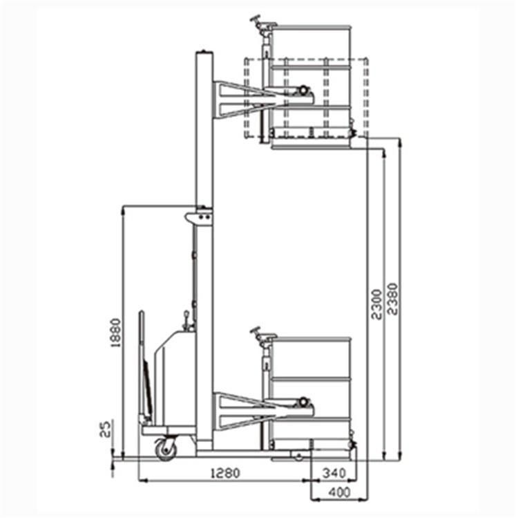 The Factory Supply Load Capacity 450kg Electric Drum Lifter with Low Price for Sales