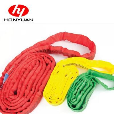 100% Polyester Weebing Sling Flat Belt Webbing Sling with High Quality 3m
