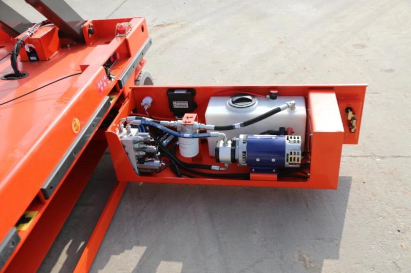 4-18m 500kg Hydraulic Mobile Vertical Explosion Proof 4 Wheels Scissor Lift Platform with CE ISO Certification