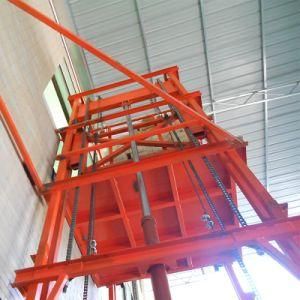 Warehouse Vertical Hydraulic Cargo Lift Vertical Elevator Platform