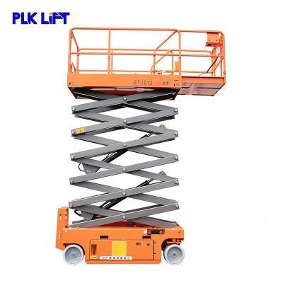 14m Self Propelled Scissor Lift Hydraulic Aerial Man Lift