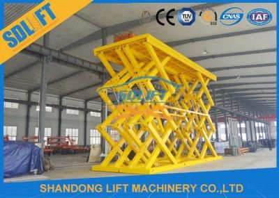 Warehouse Cargo Scissor Lift Elevator Machine