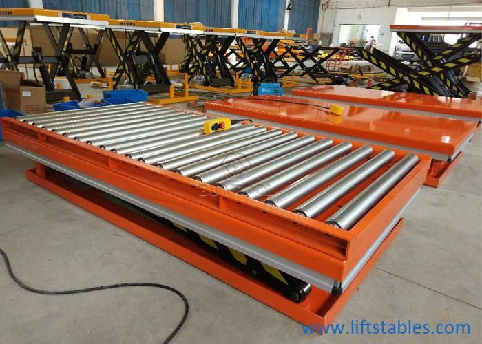 Hand Control Lift 2kw Power Scissor Lift Table 4000 Lb. Cap.