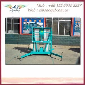 Scissor Type Portable Hydraulic Car Lift / Stationary Scissor Elevator Aluminum Alloy Lift Platform