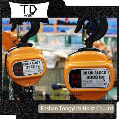 Hsz Brand Lifting Machine Manual Hoist 1 Ton Chain Block with G80 Load