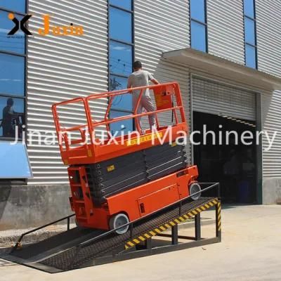 12m Lifting Height Hydraulic Scissor Lift Platform, Self Propelled Scissor Lift Table with CE
