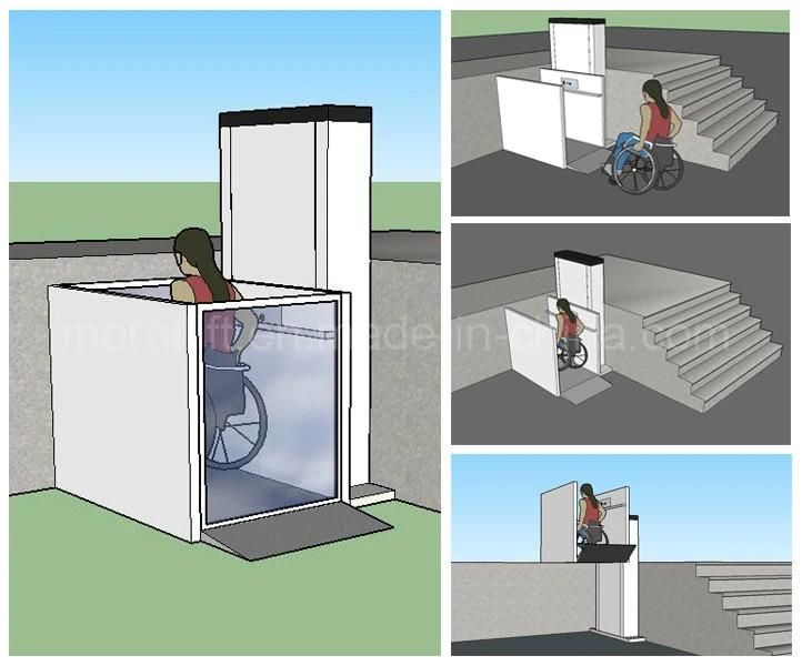 3m hydraulic driven residential wheelchair lift