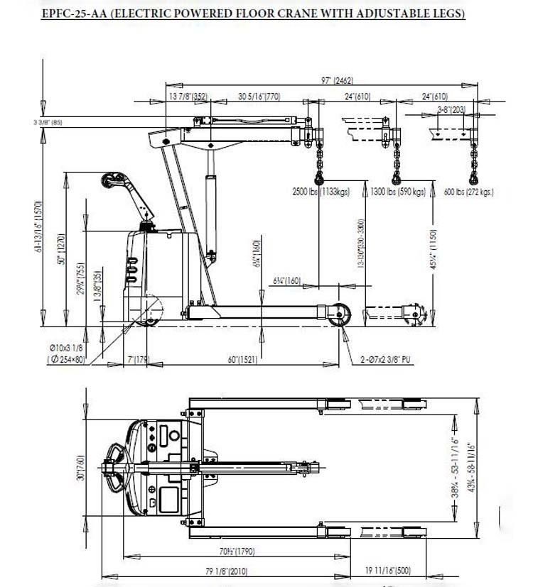 Professional Top Selling Crane Truck with Hook Spider Crane Lifter