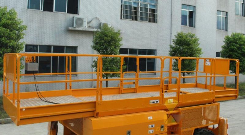 High-Altitude Working Large Platform Heavy Duty Hydraulic Scissor Lift Car