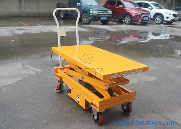 Oversized Deck Mobile Scissor Lift Tables