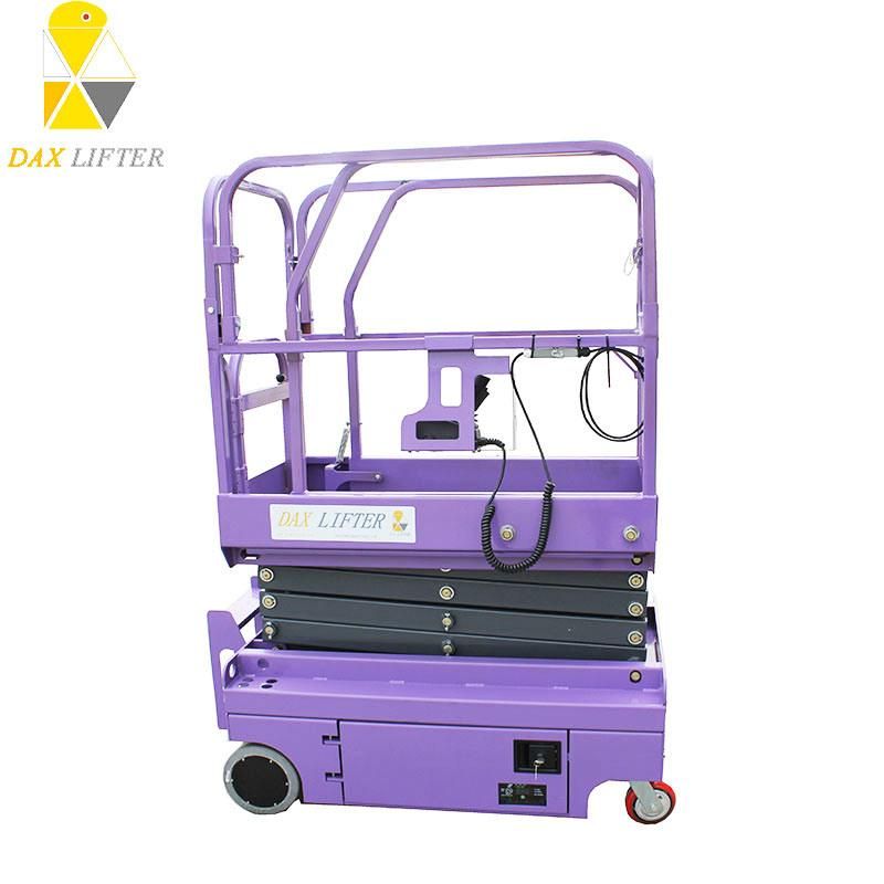 China Daxlifter Brand Self Propelled Electric Mini Scissor Lift